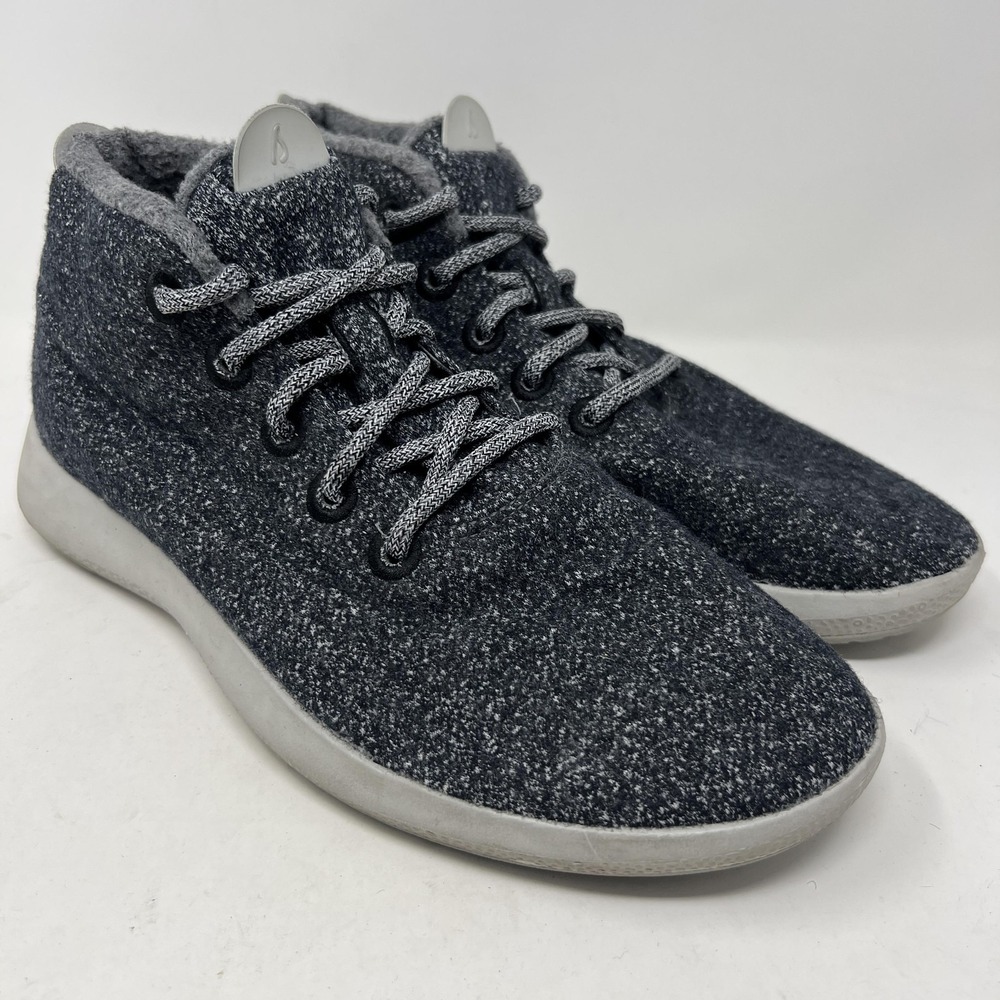 Allbirds Shoes Mens Size 10 Gray Wool Runner Mizzle High Top Comfort Sneakers